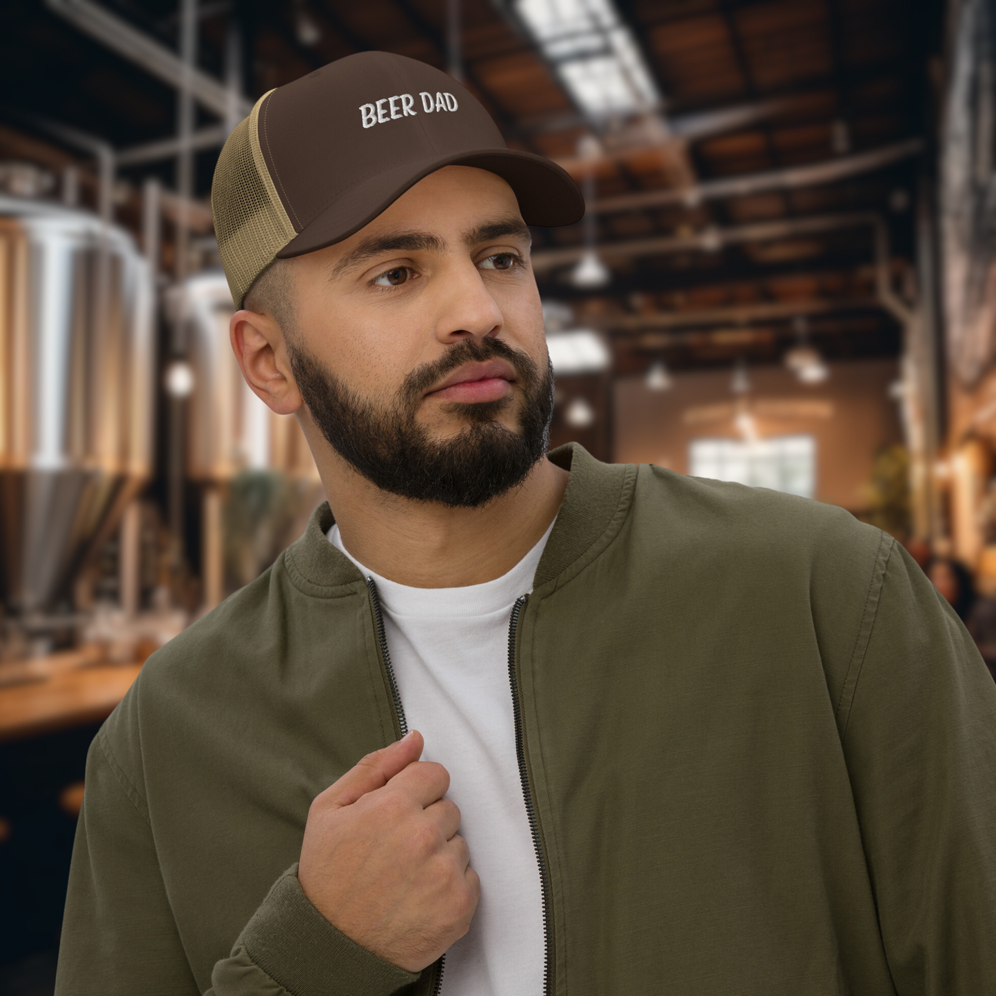 Beer Dad Trucker Cap