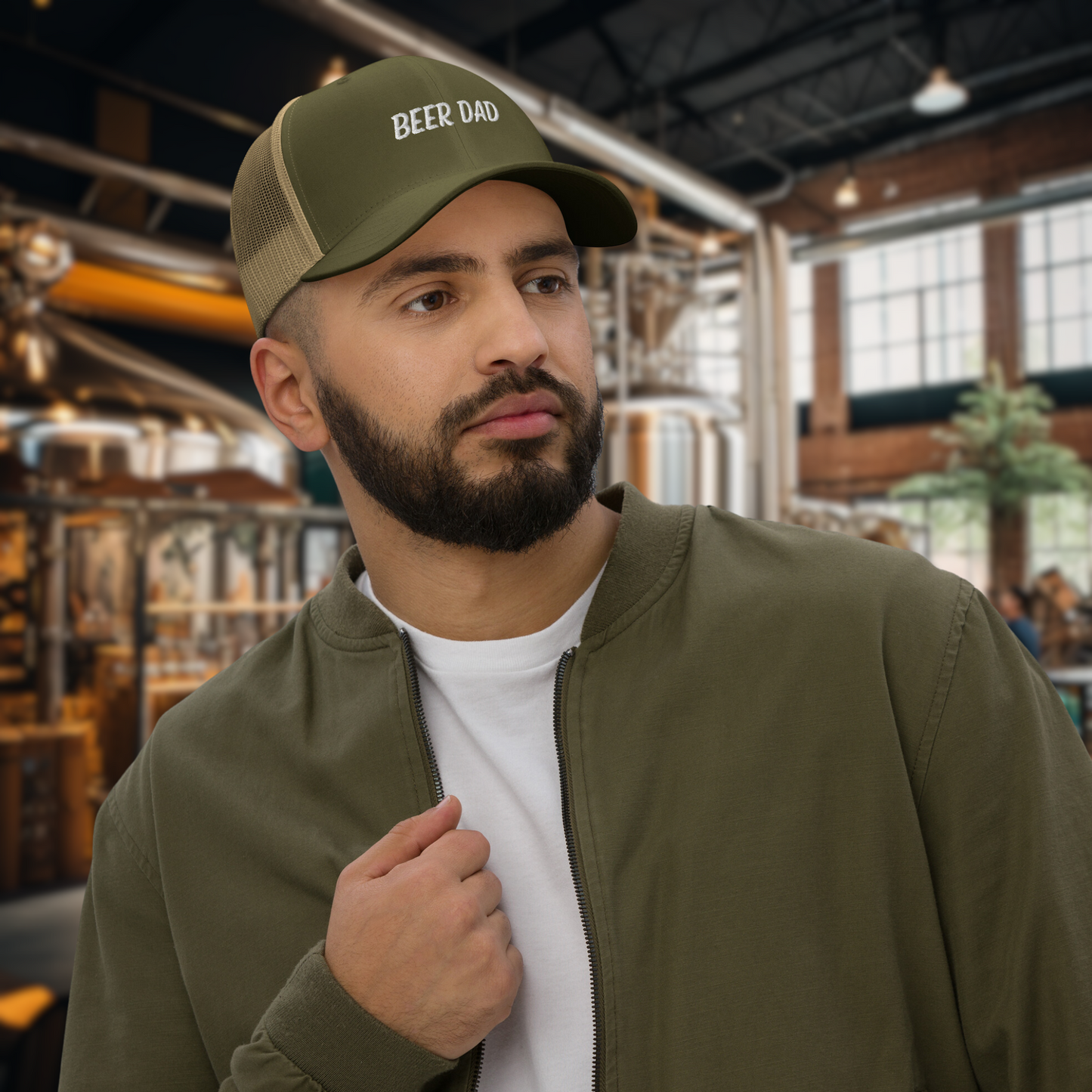 Beer Dad Trucker Cap