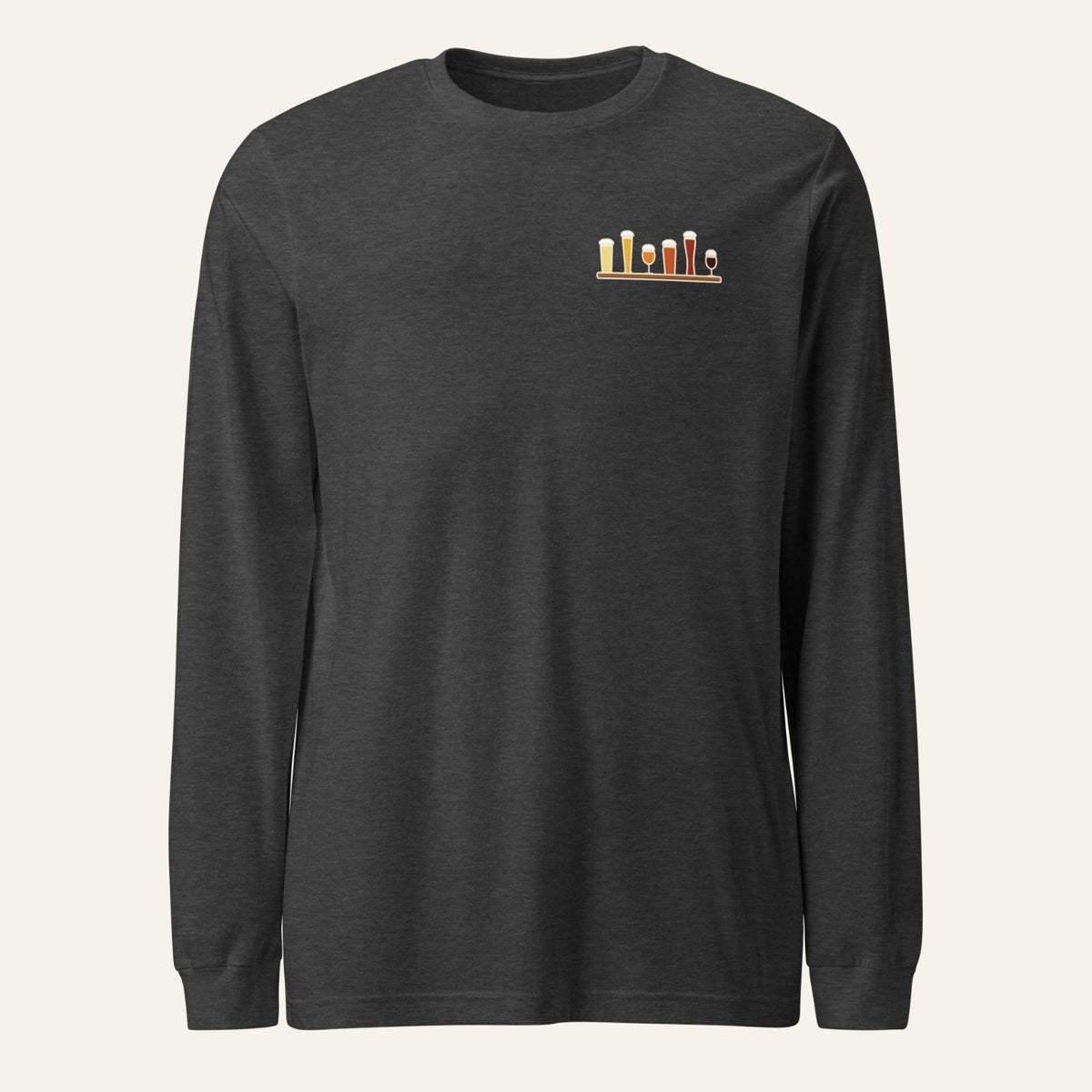 Christmas Flight 2026 Long Sleeve T-Shirt in Dark Grey Heather
