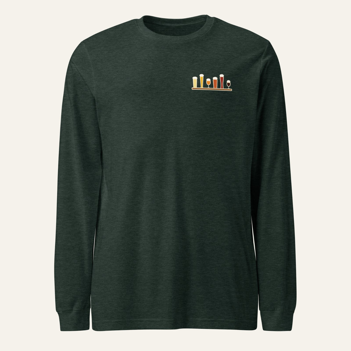 Christmas Flight 2026 Long Sleeve T-Shirt in Heather Forest