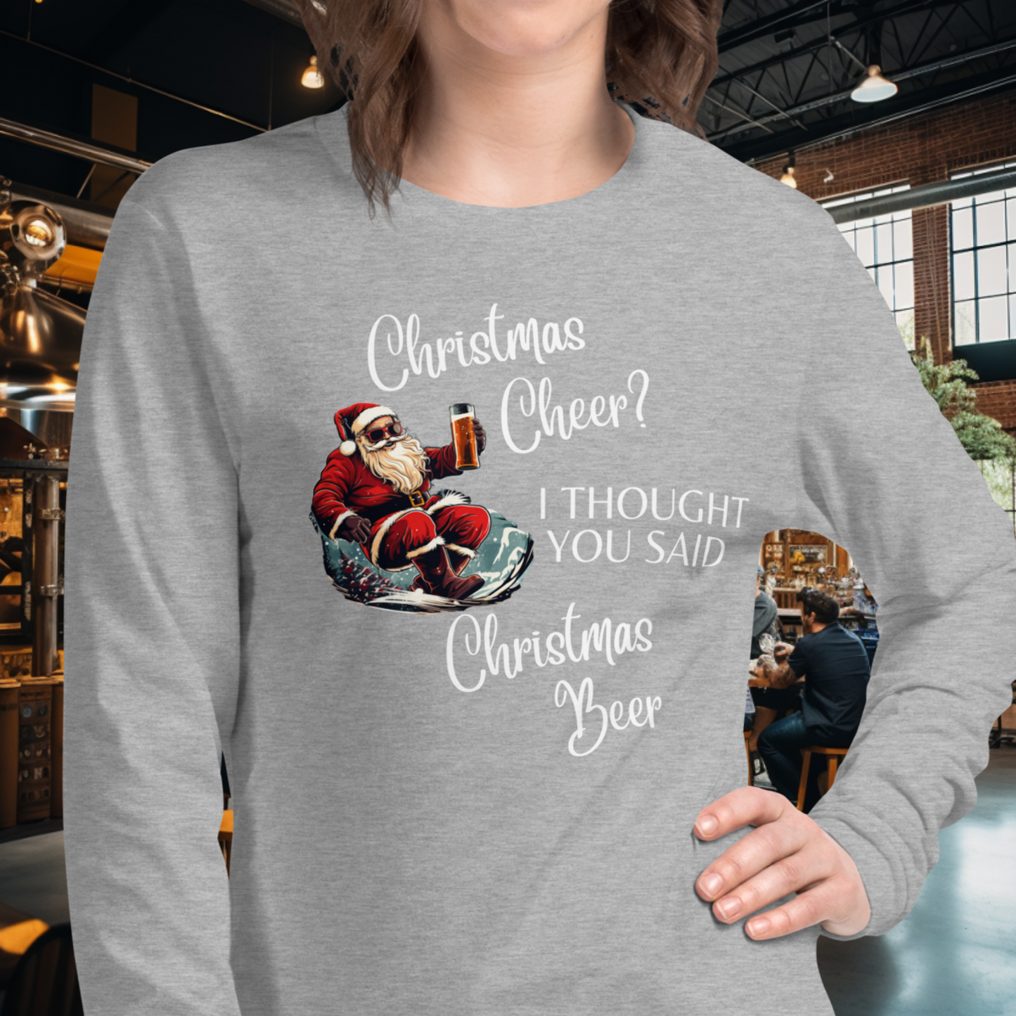 Christmas Beer Long Sleeve Tee