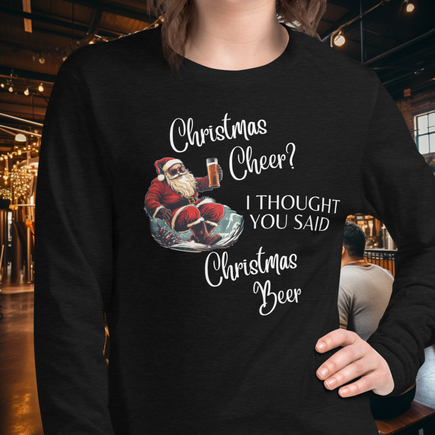 Christmas Beer Long Sleeve Tee