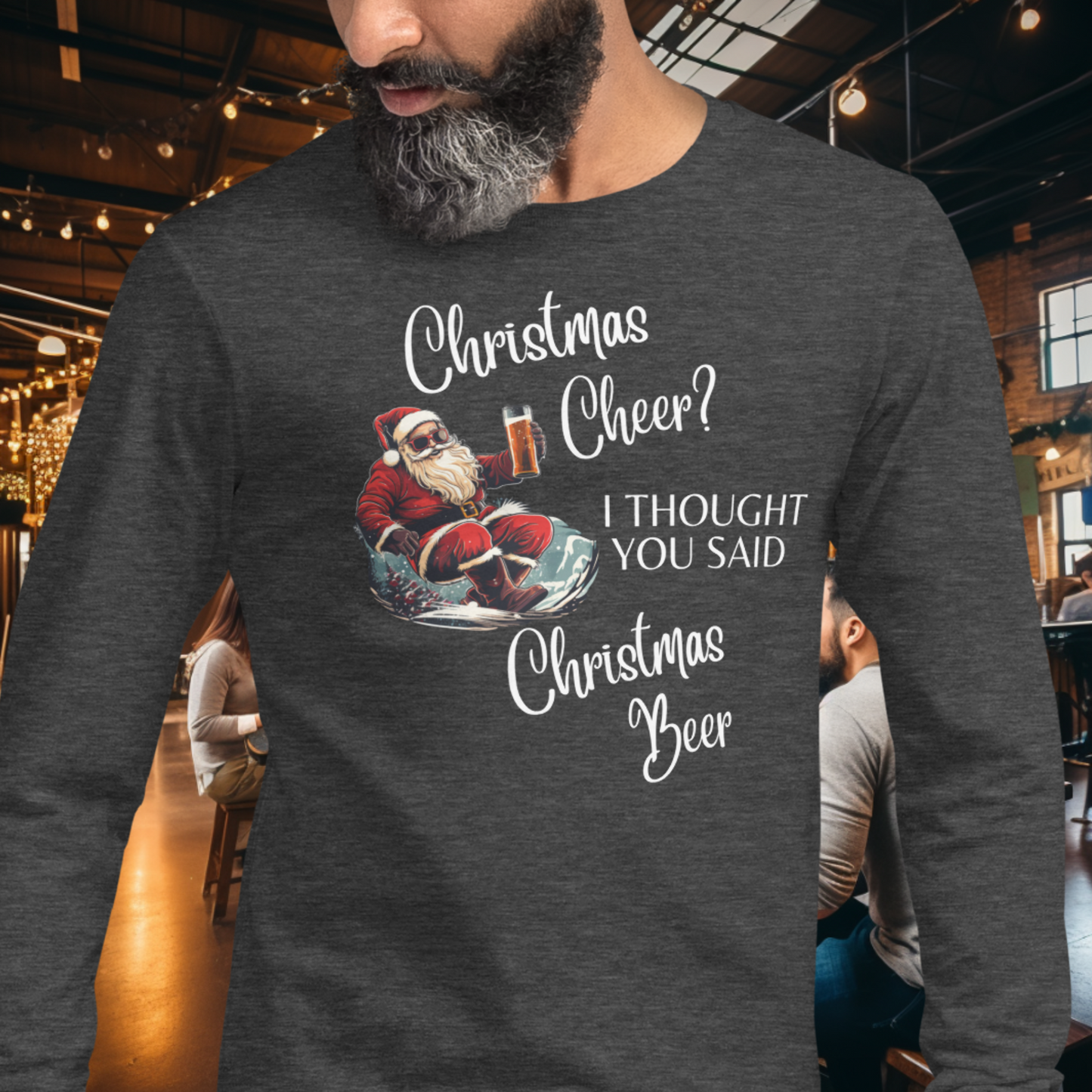 Christmas Beer Long Sleeve Tee