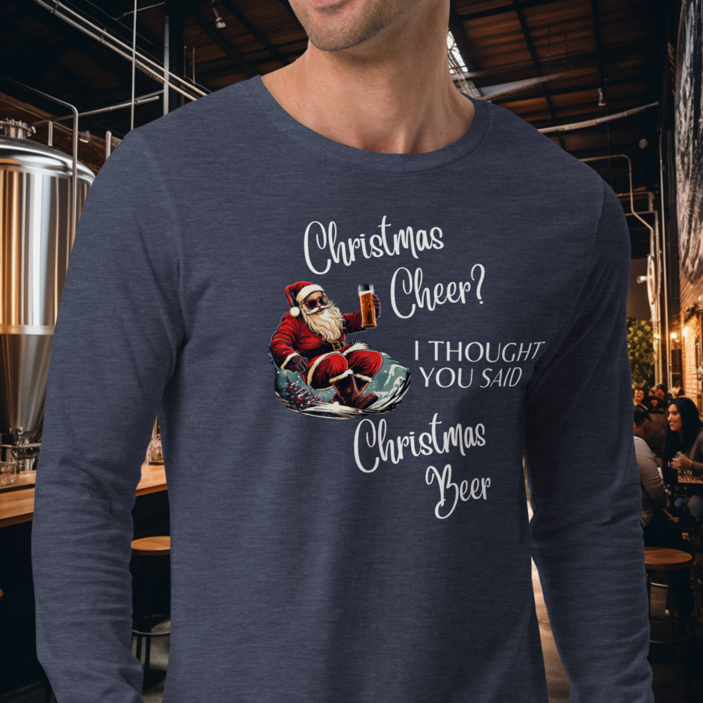 Christmas Beer Long Sleeve Tee