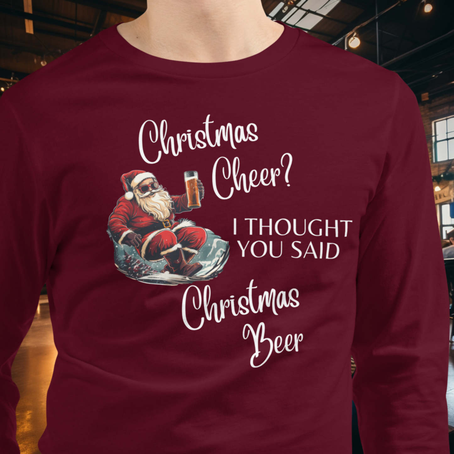 Christmas Beer Long Sleeve Tee