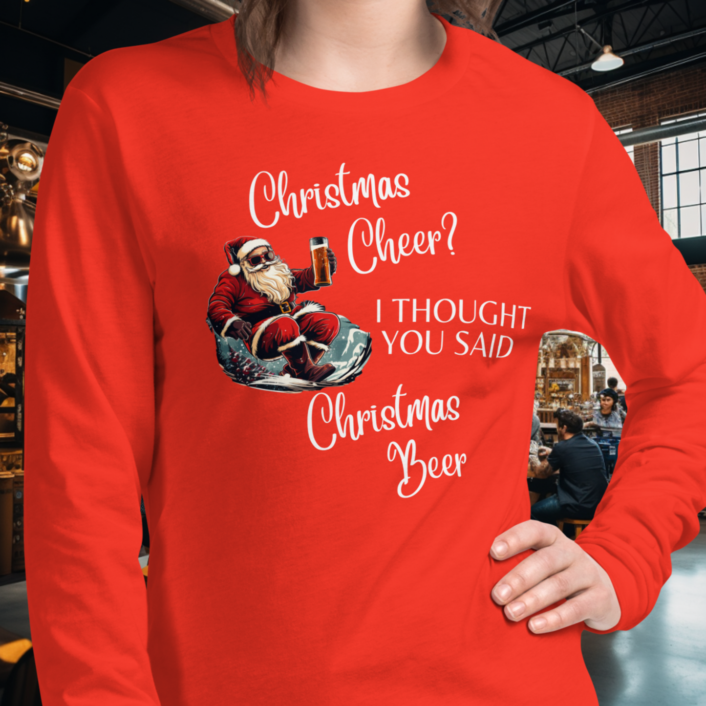 Christmas Beer Long Sleeve Tee