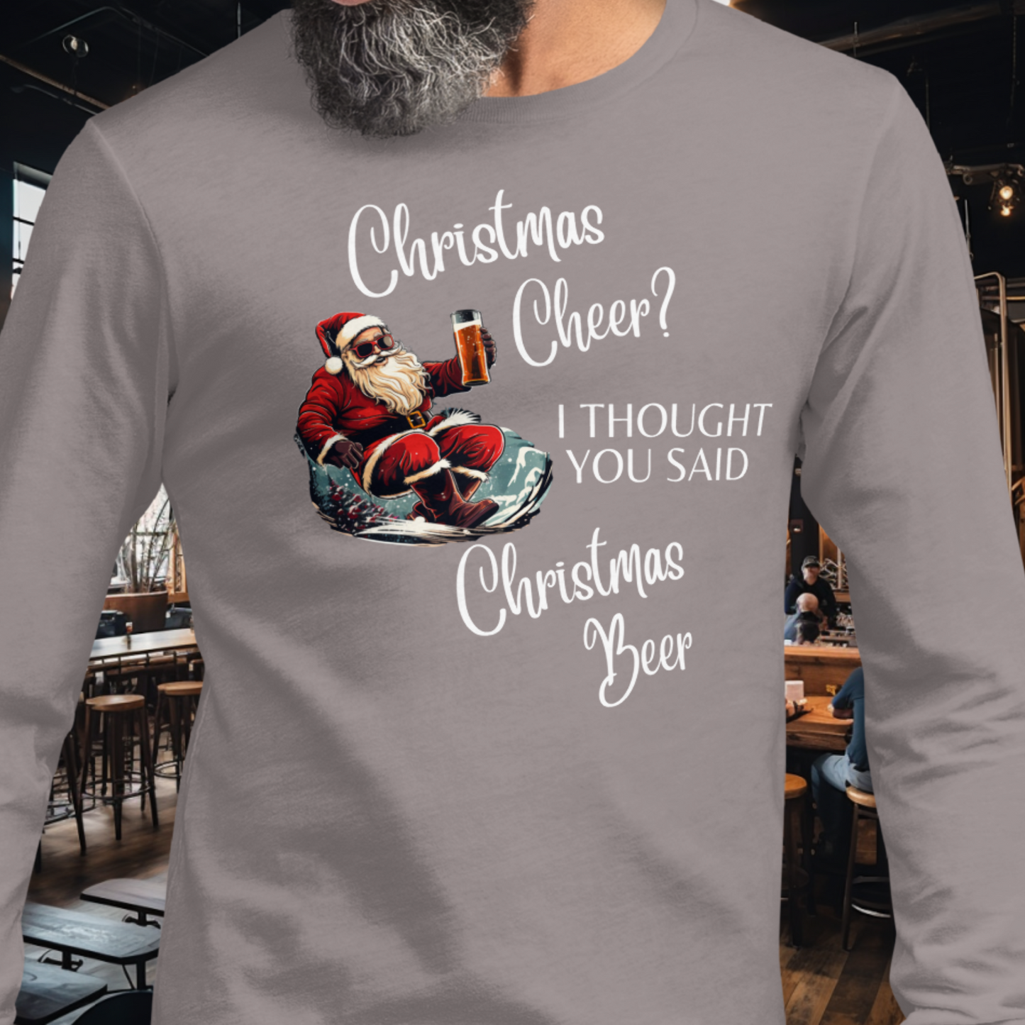 Christmas Beer Long Sleeve Tee