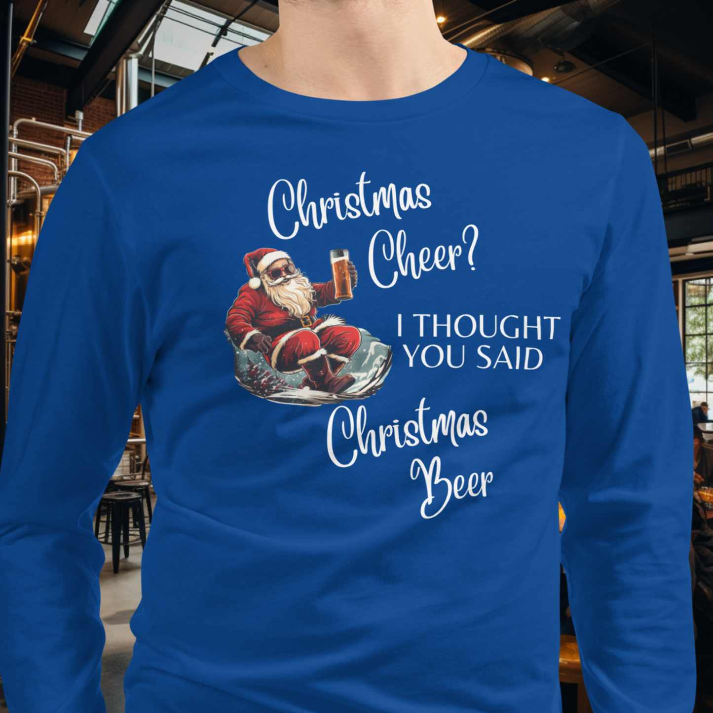 Christmas Beer Long Sleeve Tee