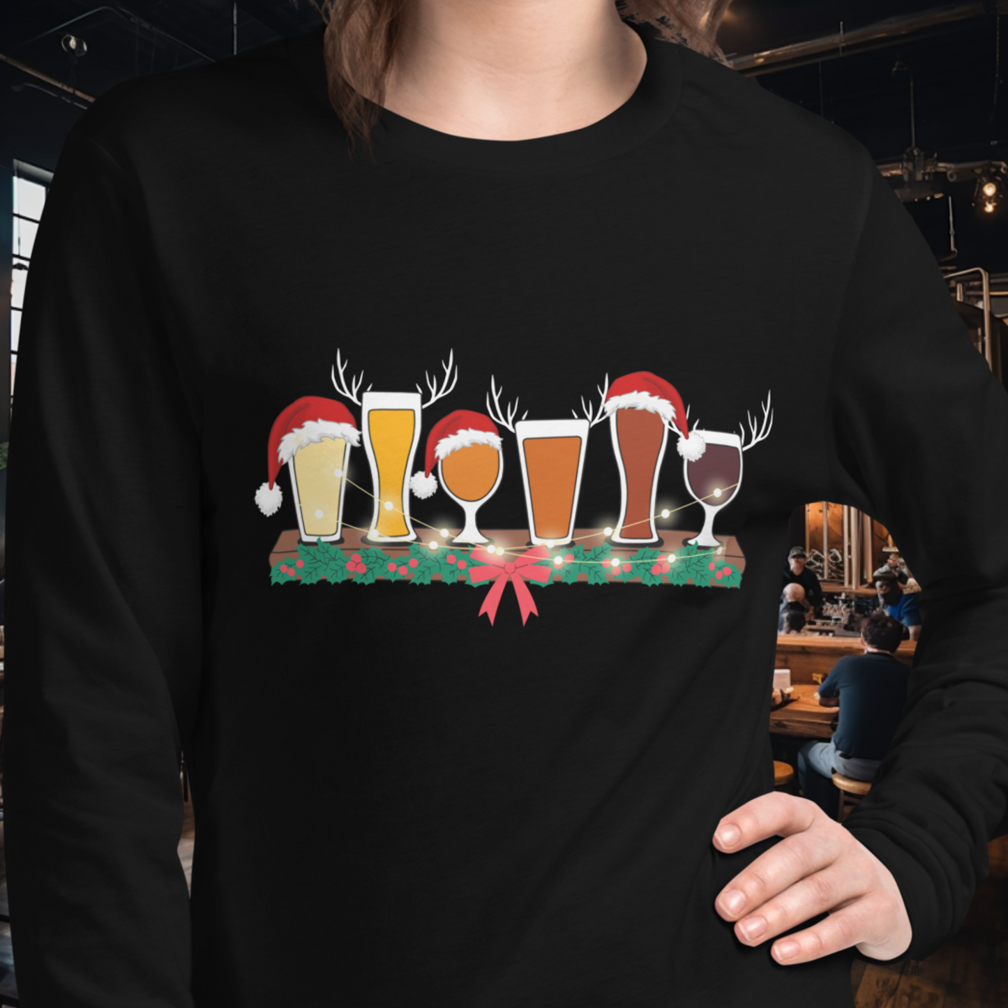 Christmas Flight Long Sleeve Tee