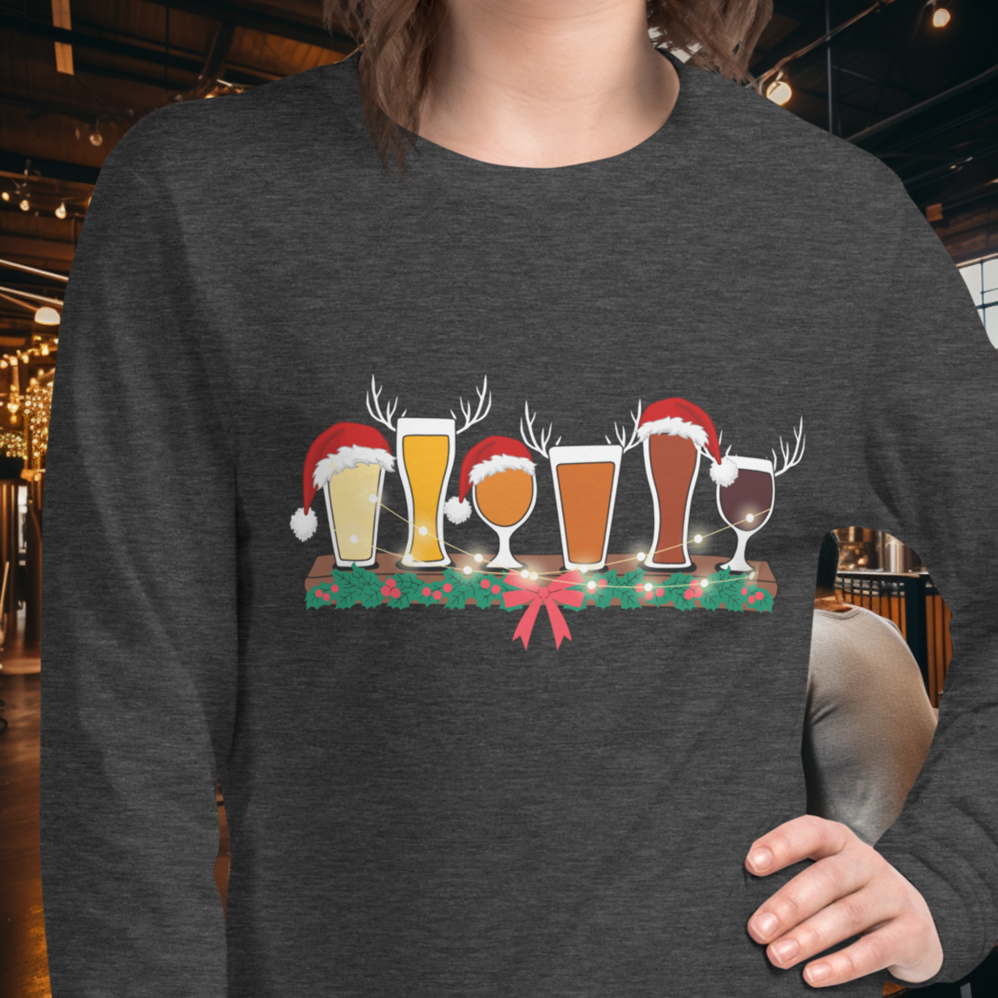 Christmas Flight Long Sleeve Tee