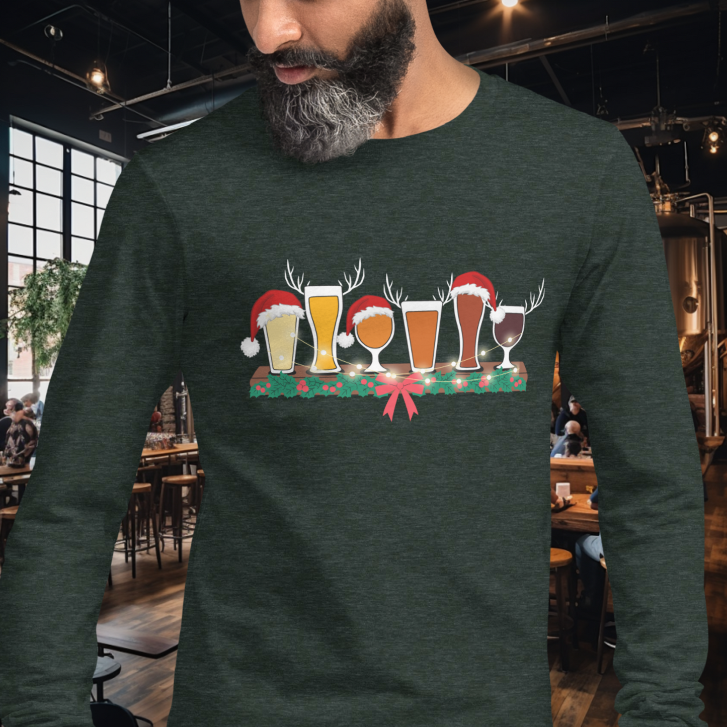 Christmas Flight Long Sleeve Tee