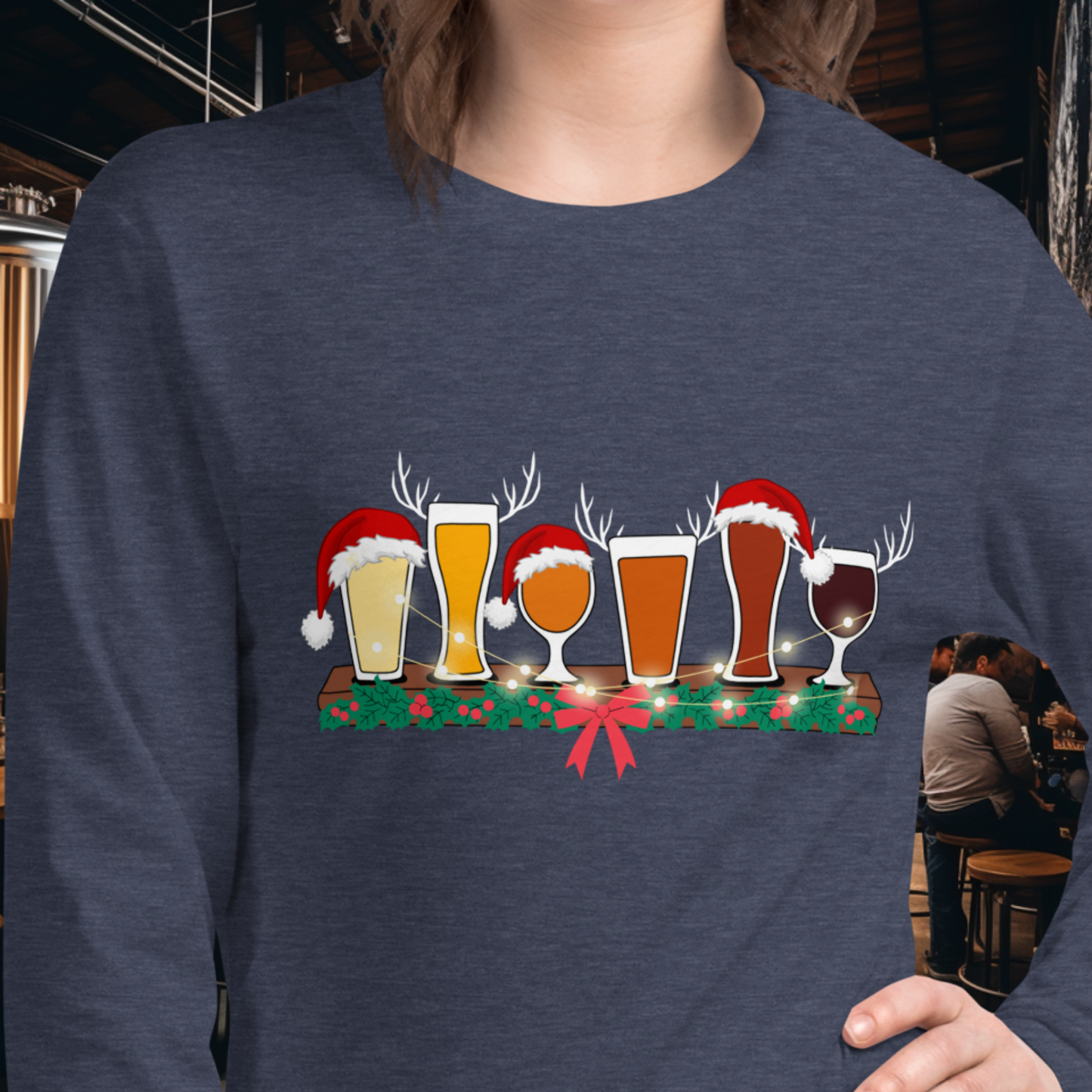 Christmas Flight Long Sleeve Tee