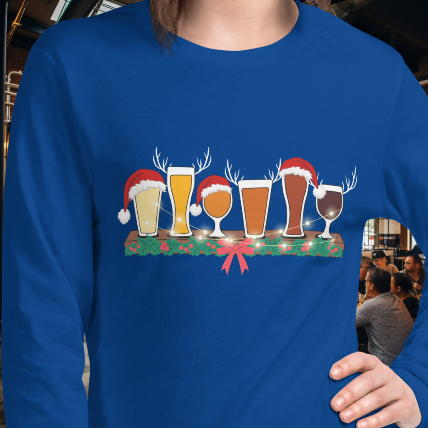 Christmas Flight Long Sleeve Tee