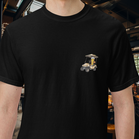Designated Driver Golf T-Shirt in Black