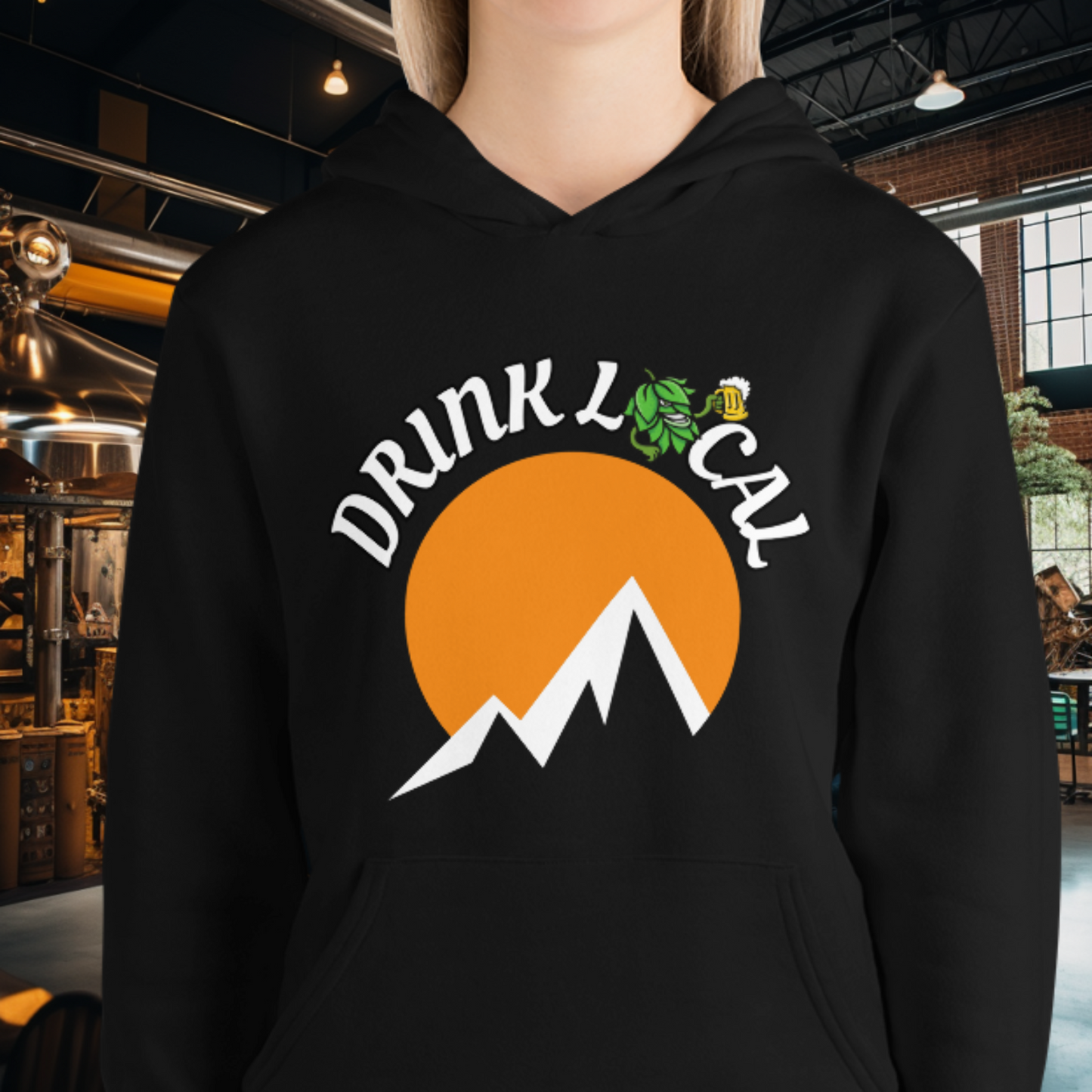 Drink Local - Crazy Hop Hoodie