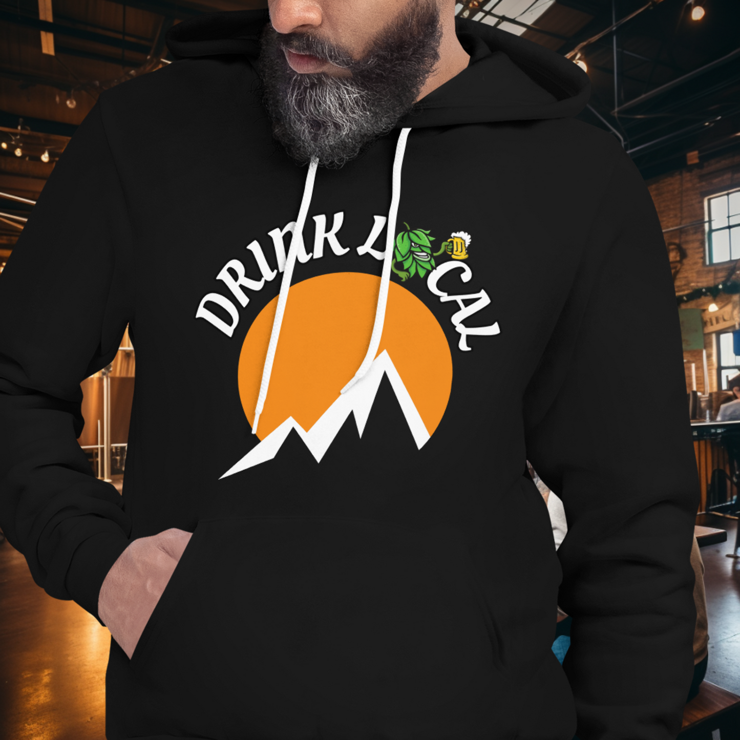 Drink Local - Crazy Hop Hoodie