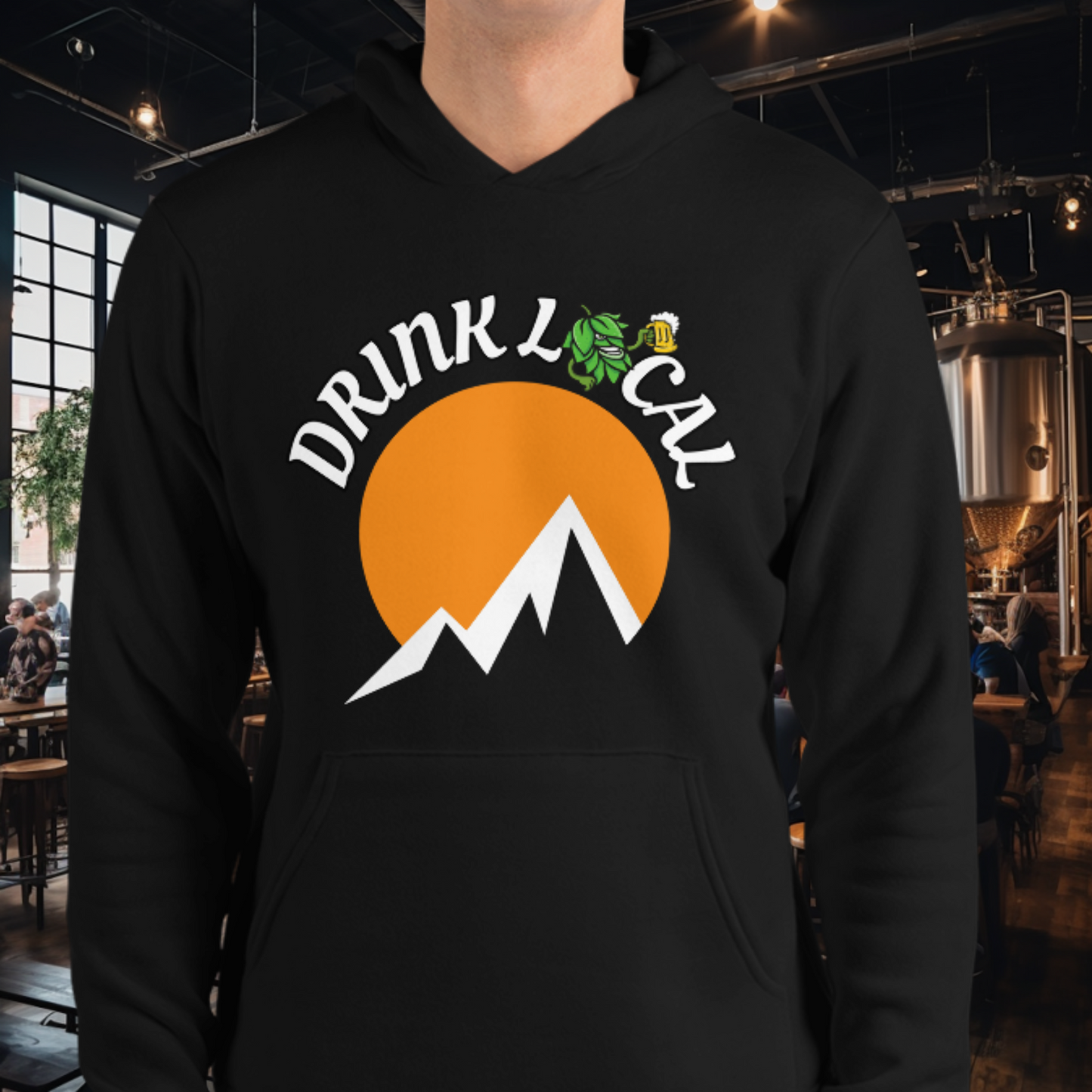 Drink Local - Crazy Hop Hoodie