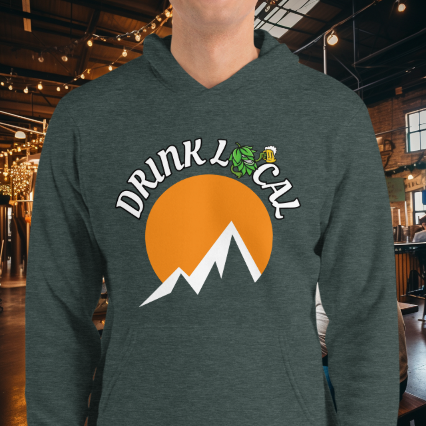 Drink Local - Crazy Hop Hoodie