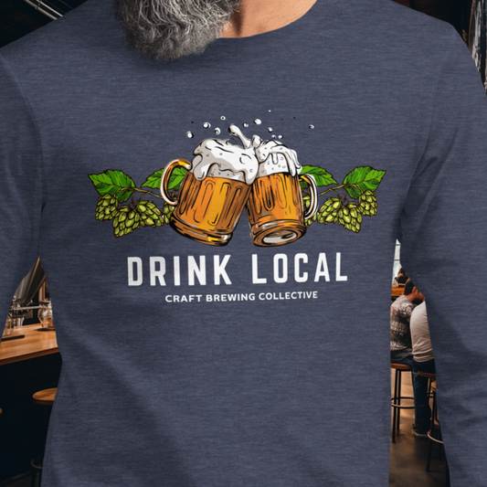 Drink Local - Hops Long Sleeve Tee