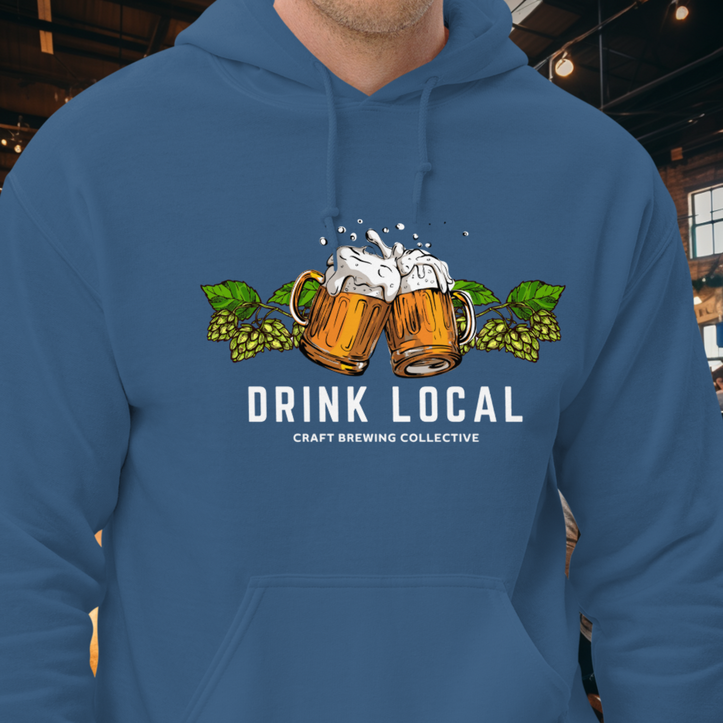 Drink Local Hops Hoodie