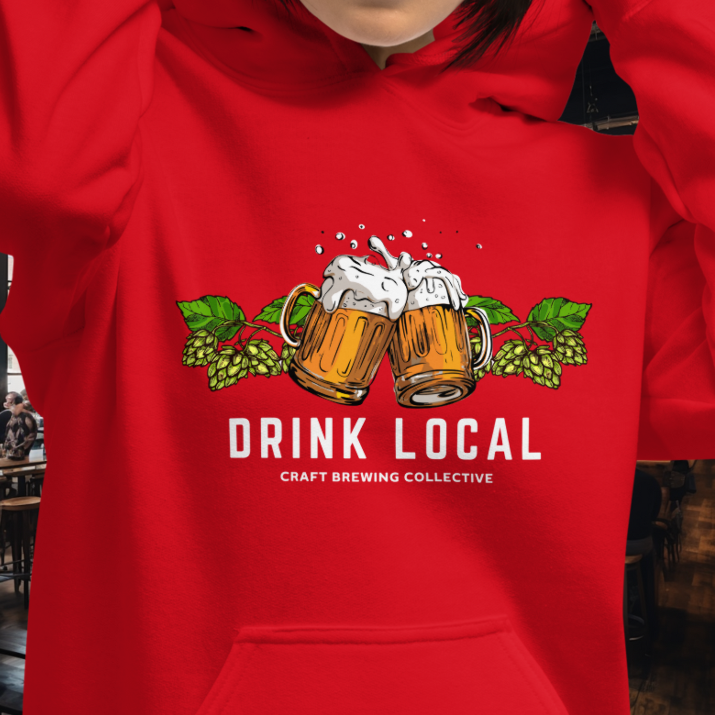 Drink Local Hops Hoodie