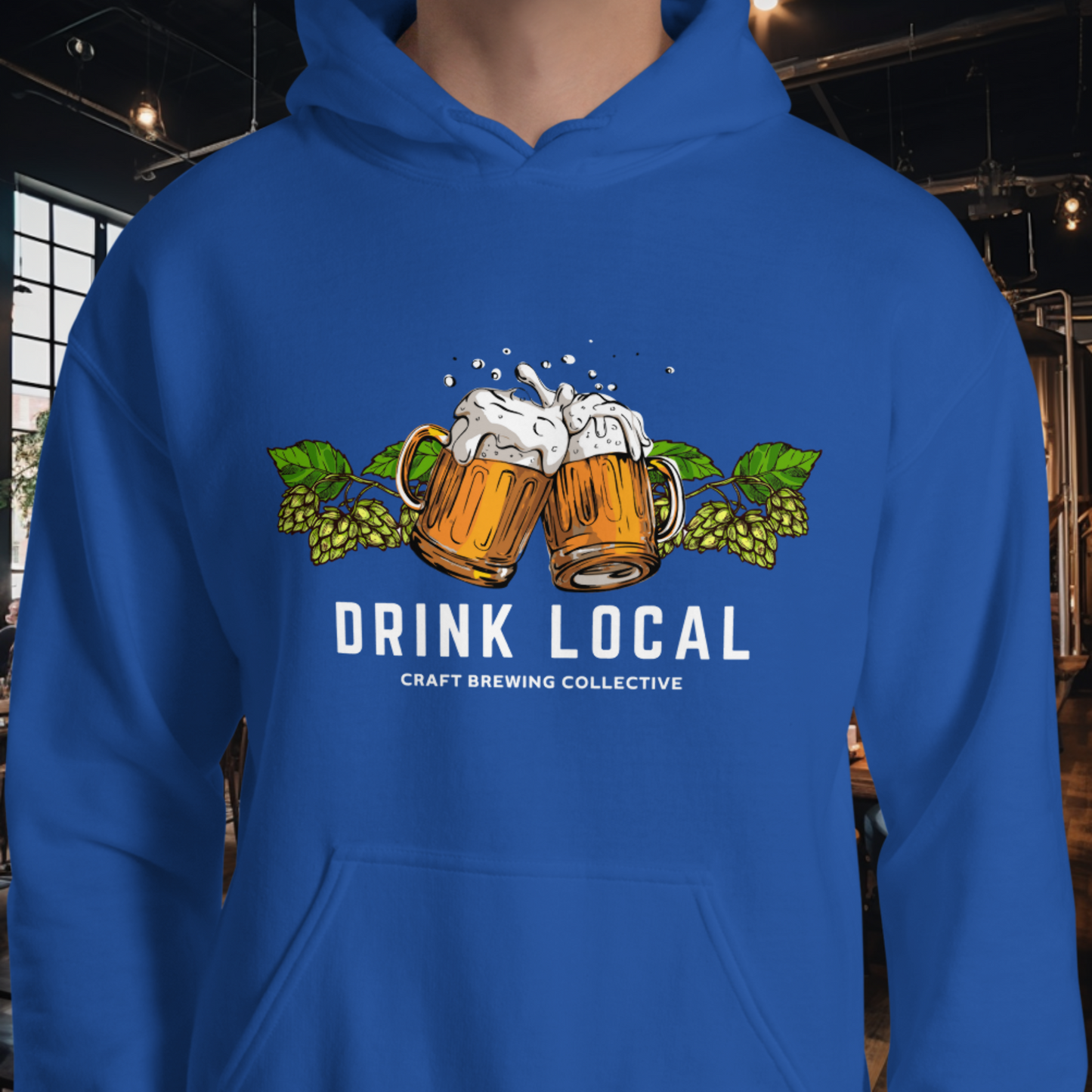 Drink Local Hops Hoodie