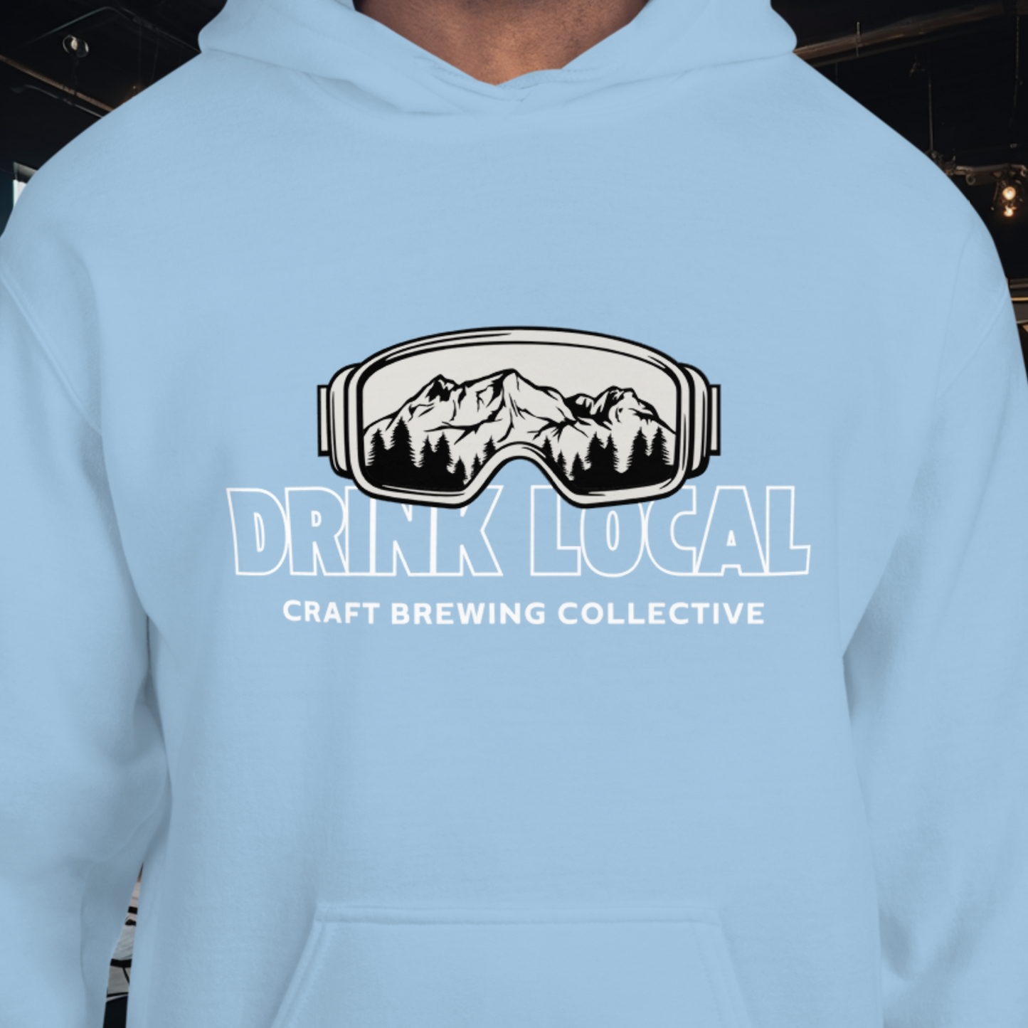 Drink Local Ski Hoodie