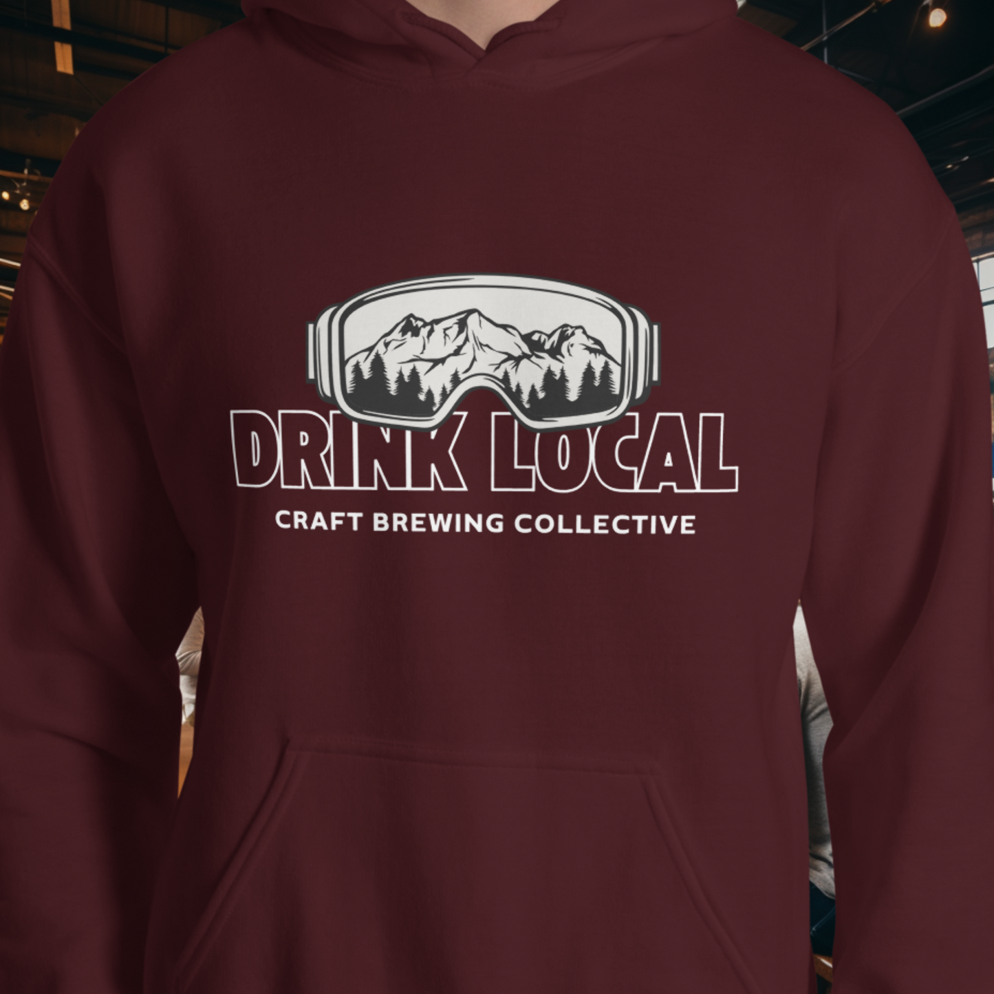 Drink Local Ski Hoodie