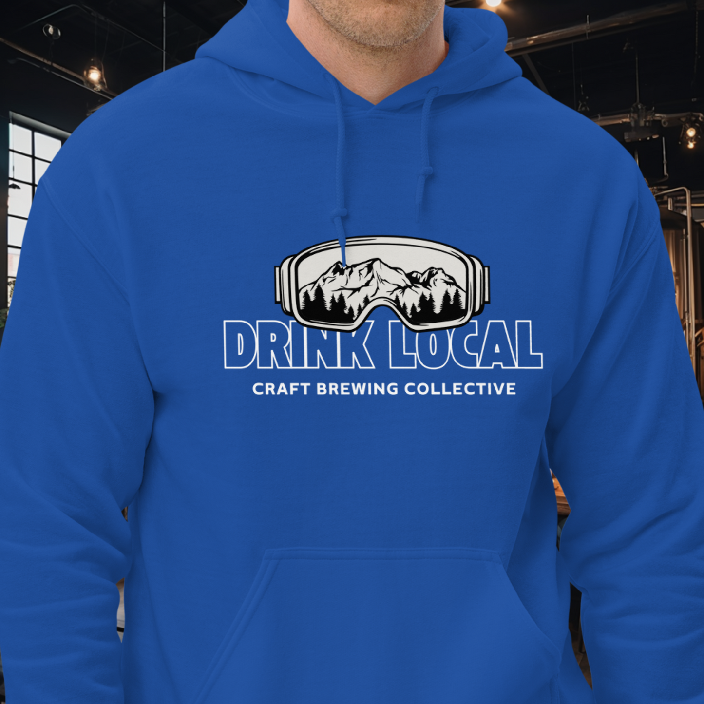 Drink Local Ski Hoodie