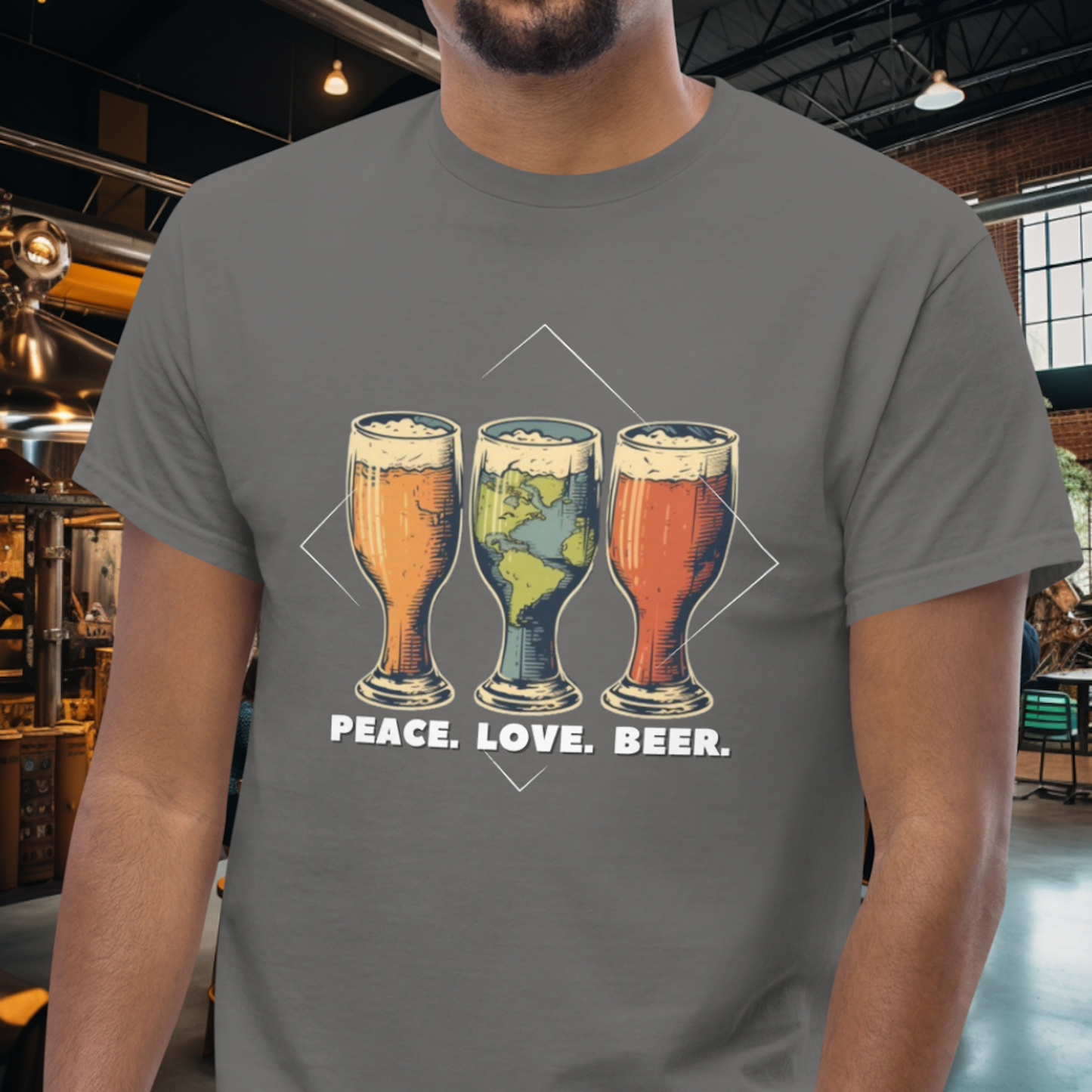 Peace Love Beer T-Shirt