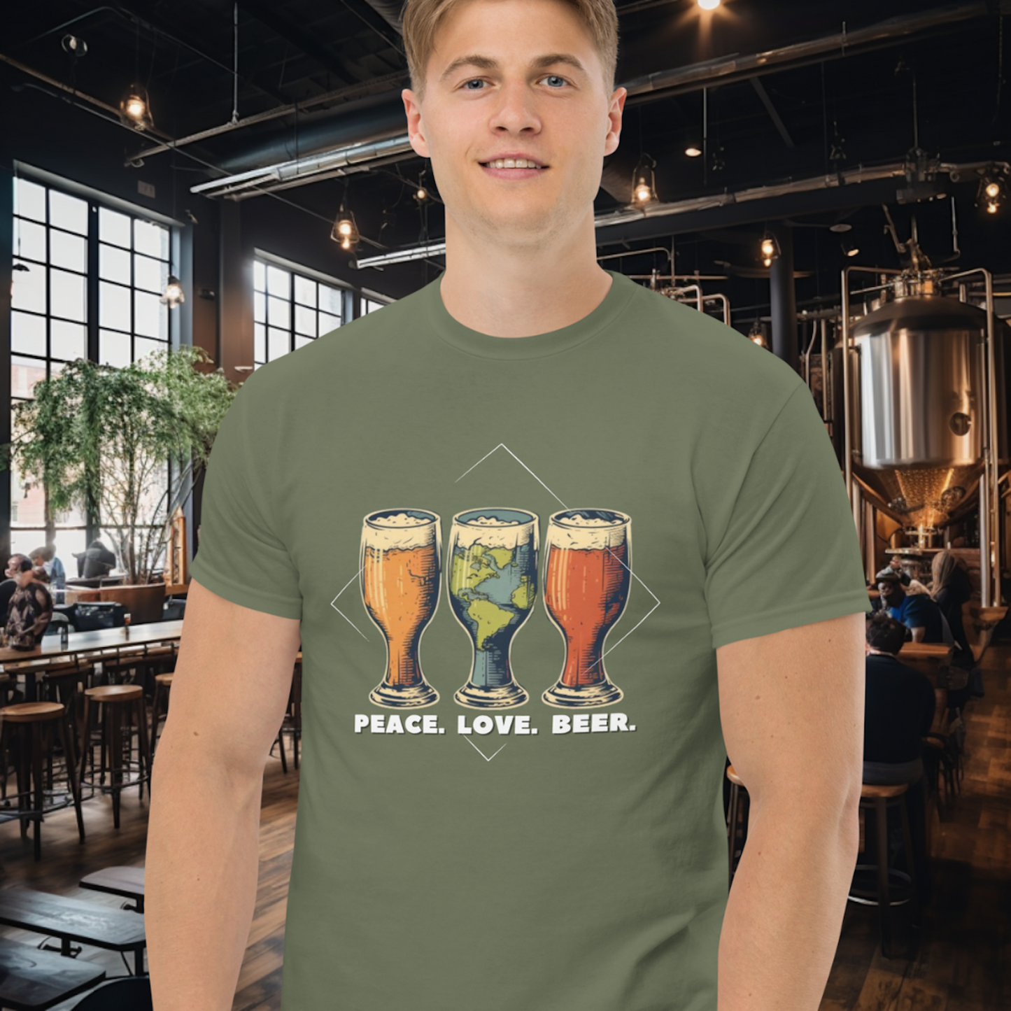 Peace Love Beer T-Shirt