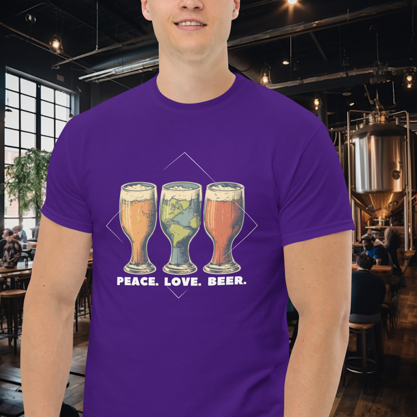 Peace Love Beer T-Shirt