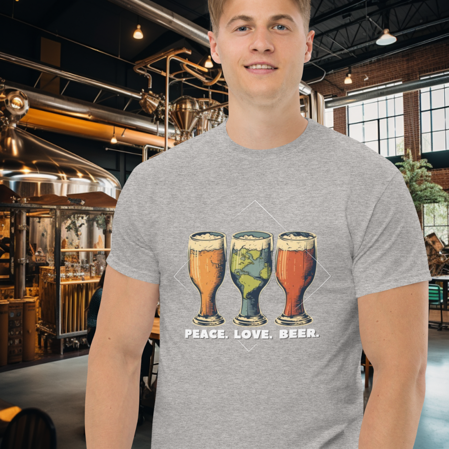 Peace Love Beer T-Shirt