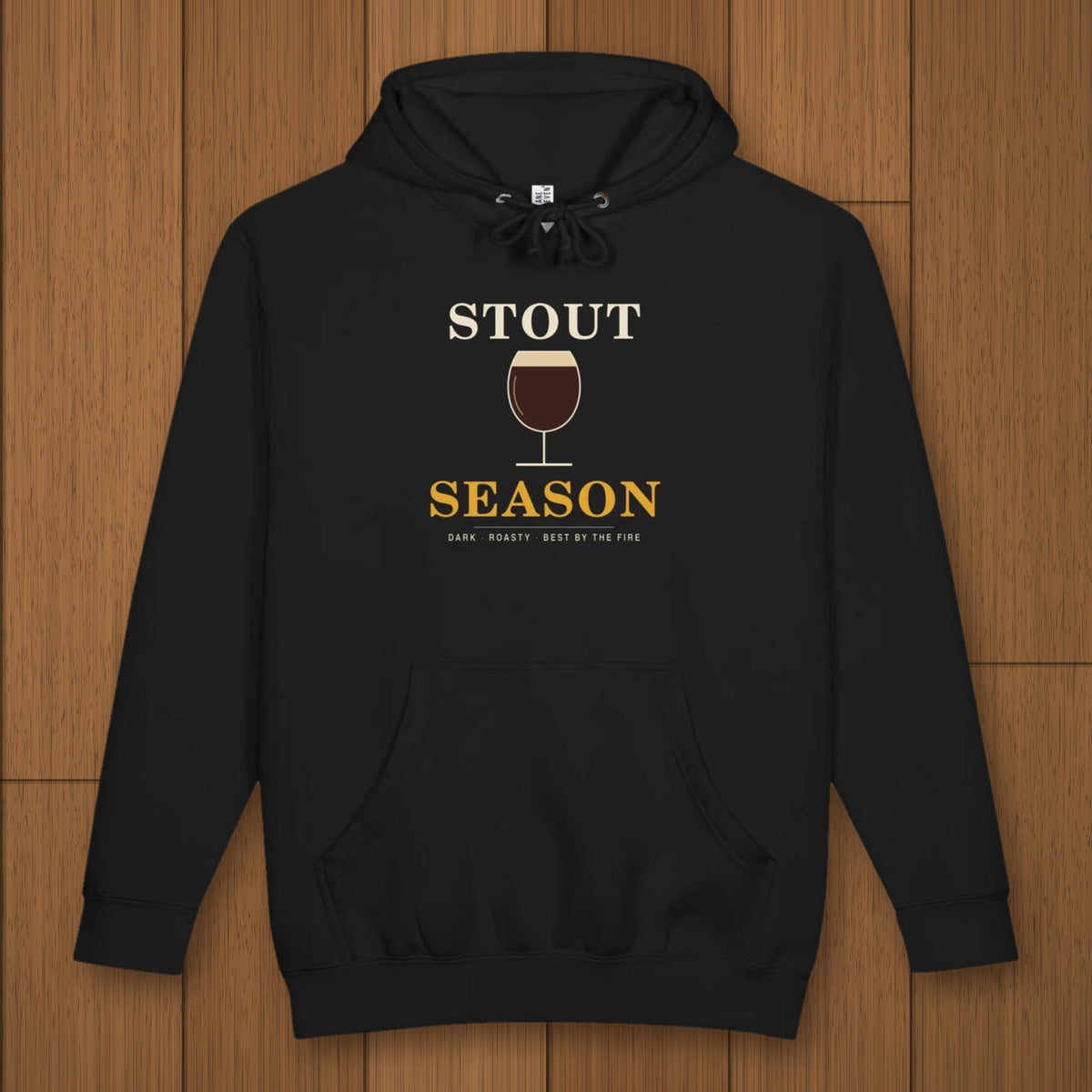 Stout Season Heavyweight Hoodie in Black