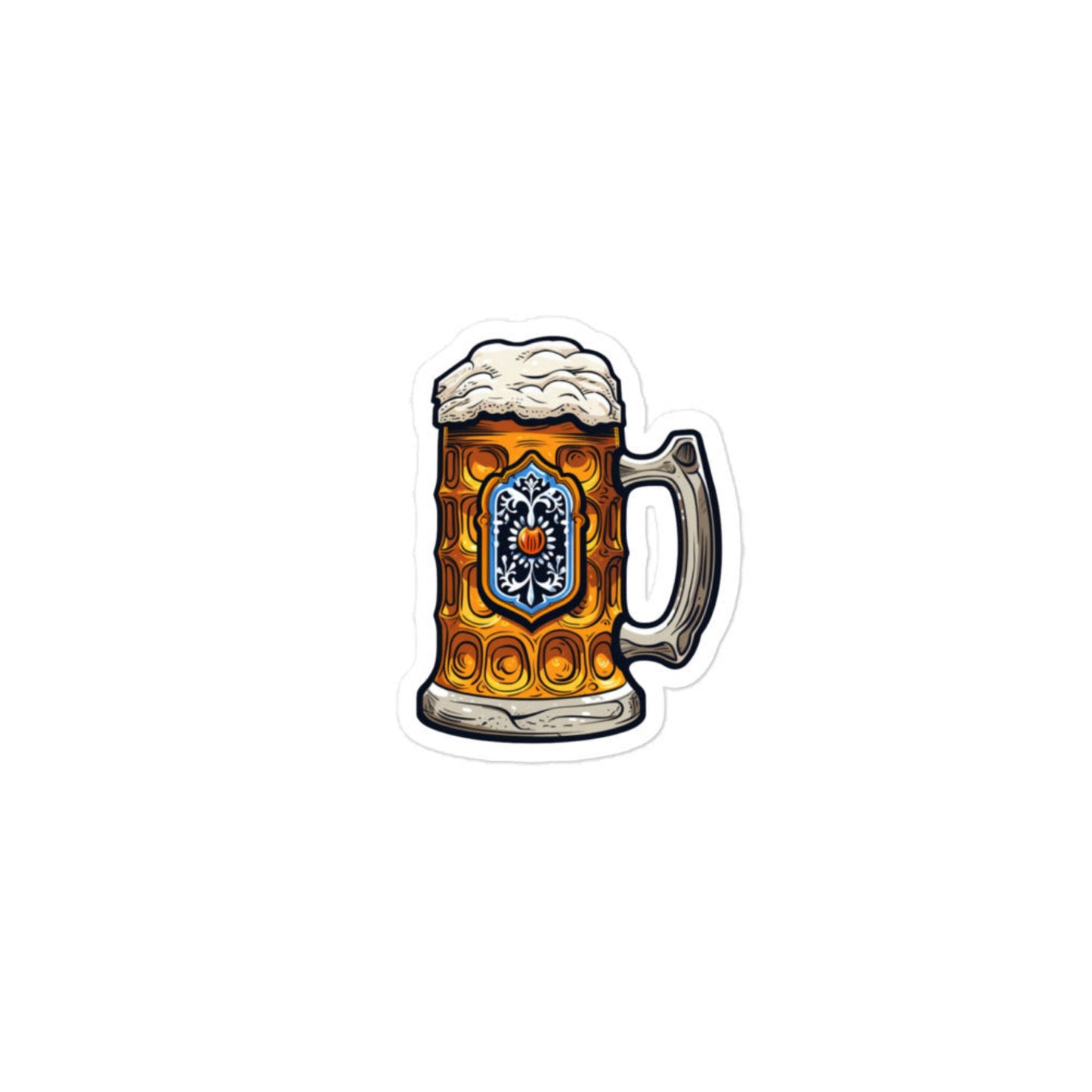 Oktoberfest 2023 Beer Mug Sticker - Blue