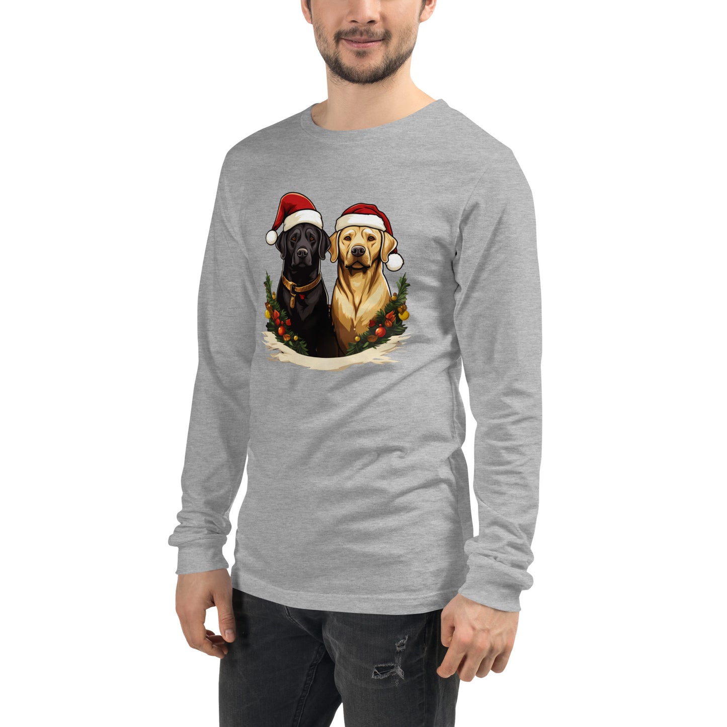 Christmas Lab Long Sleeve Tee