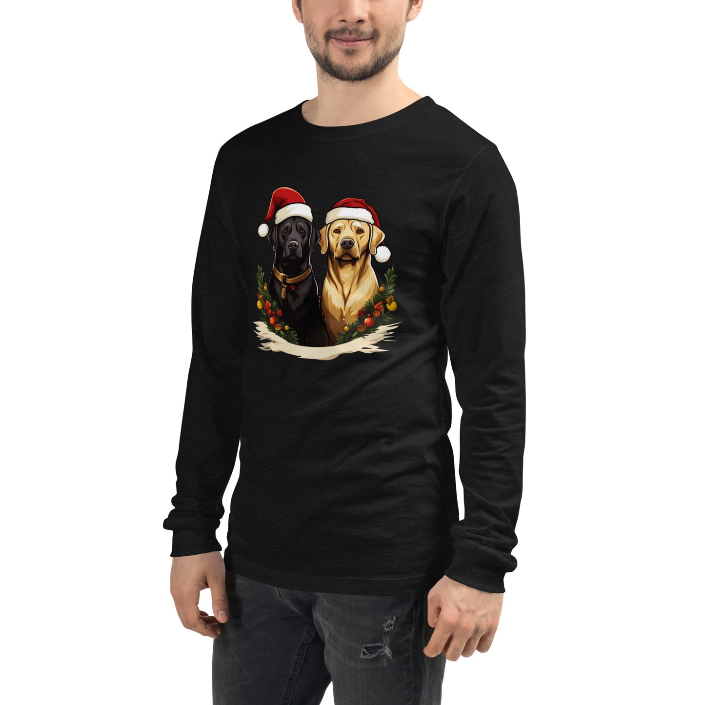 Christmas Lab Long Sleeve Tee