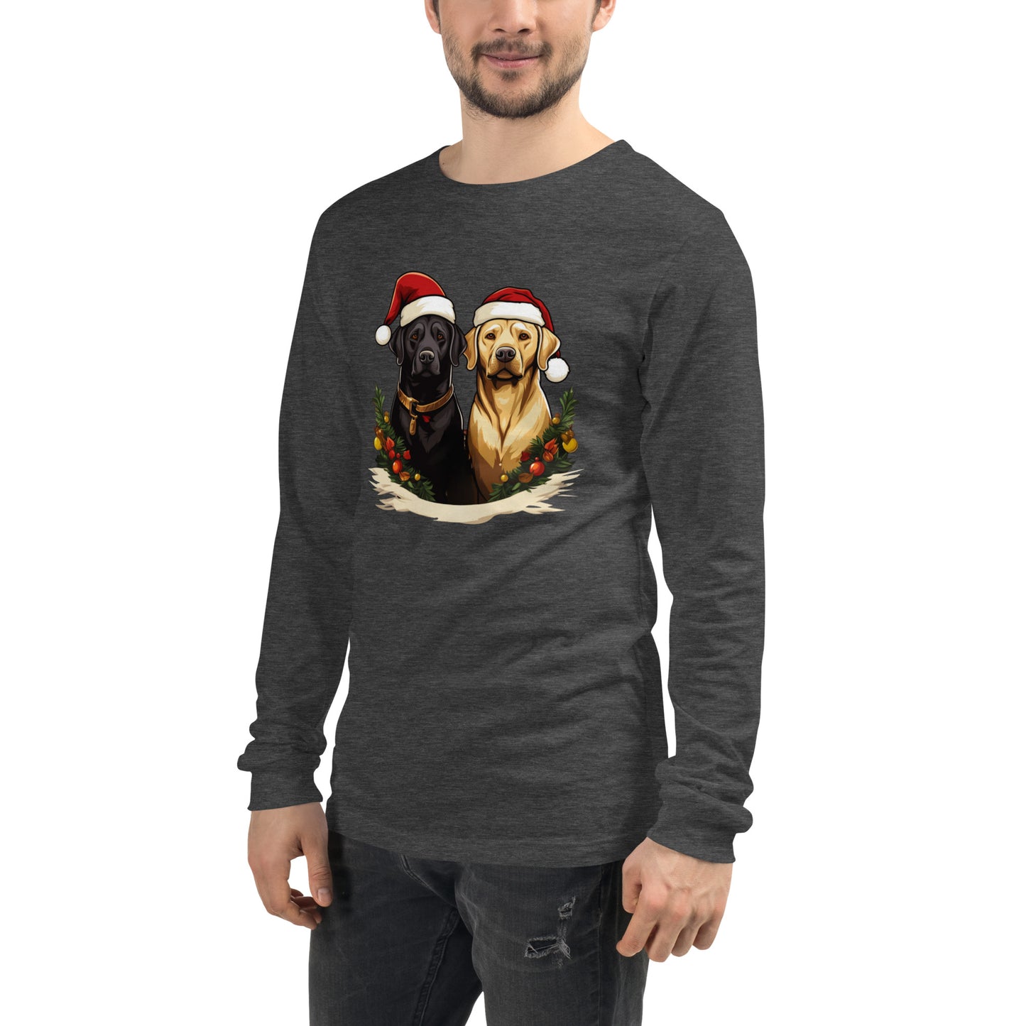 Christmas Lab Long Sleeve Tee