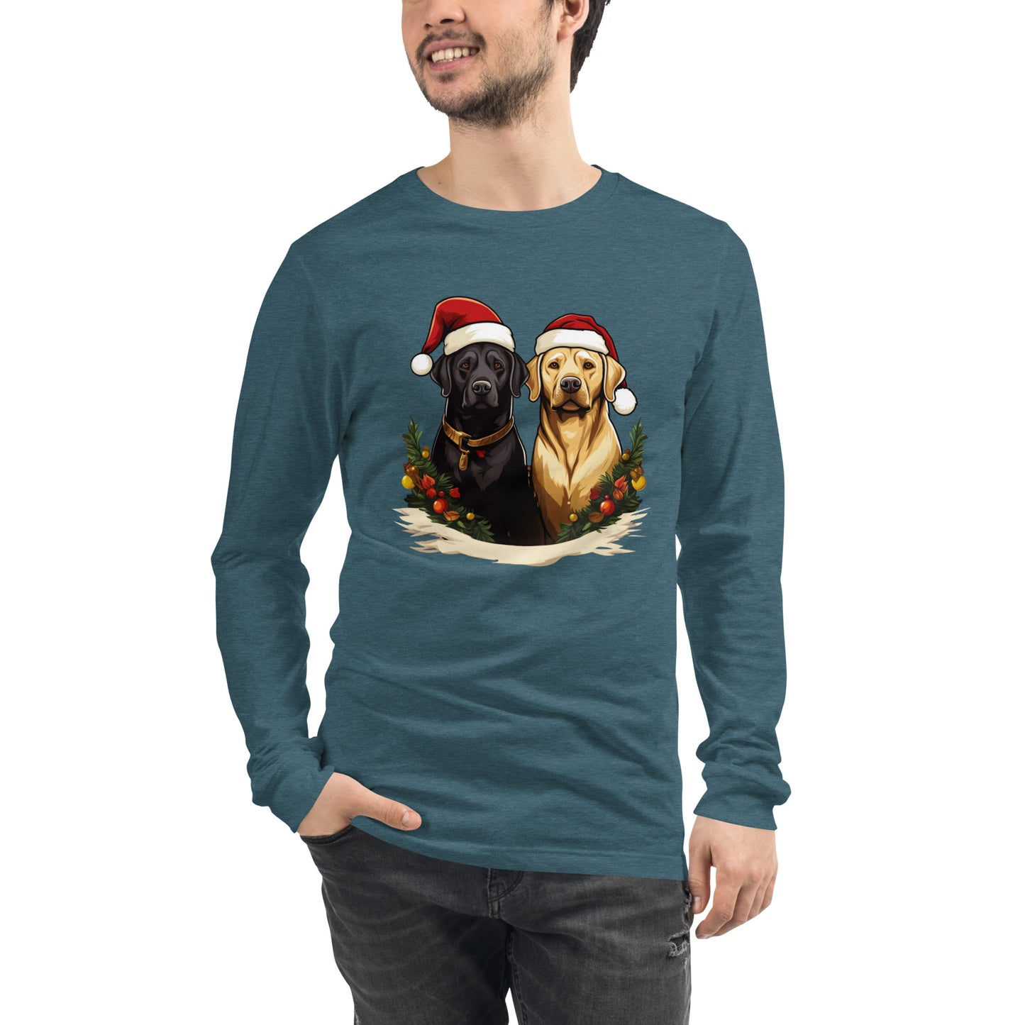 Christmas Lab Long Sleeve Tee