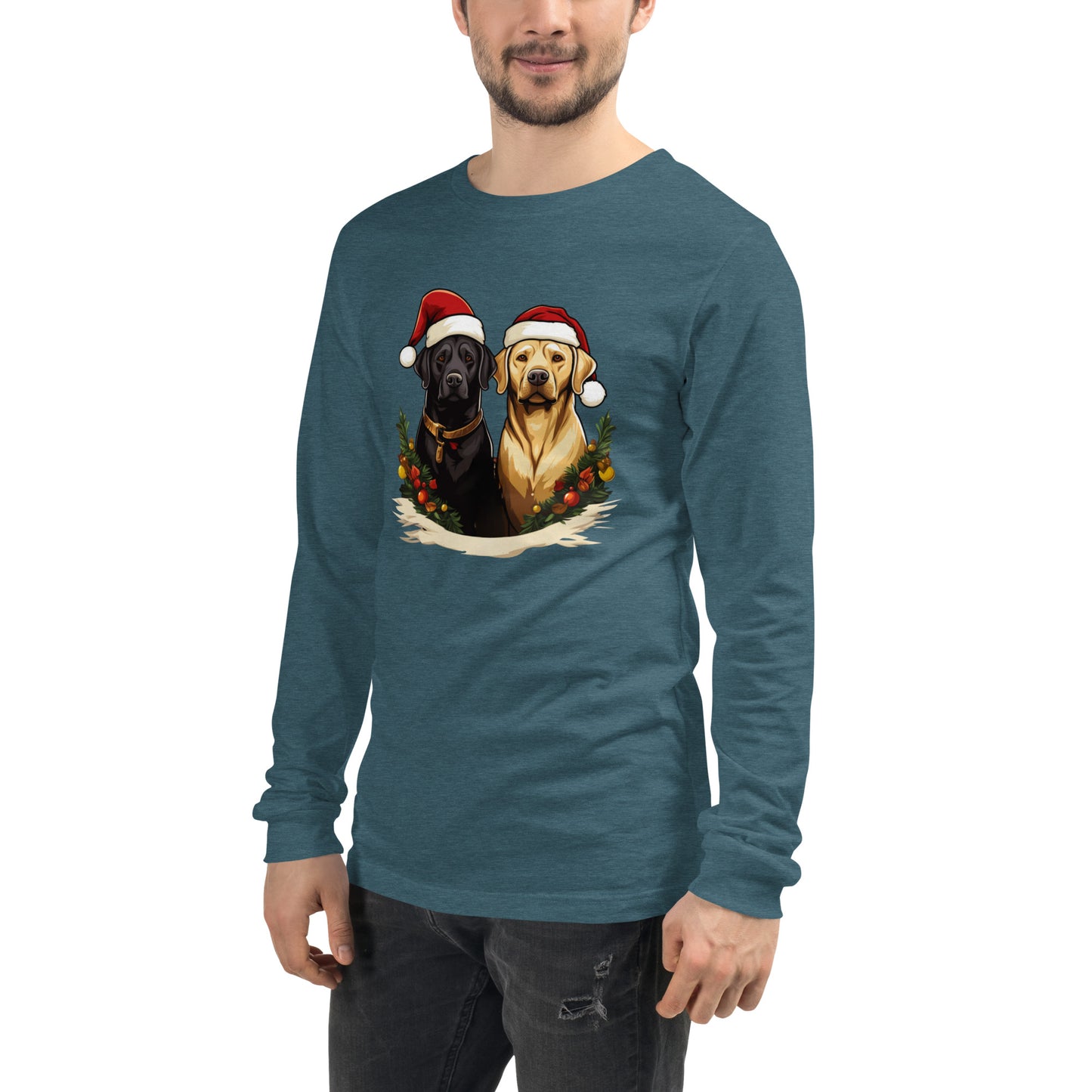 Christmas Lab Long Sleeve Tee