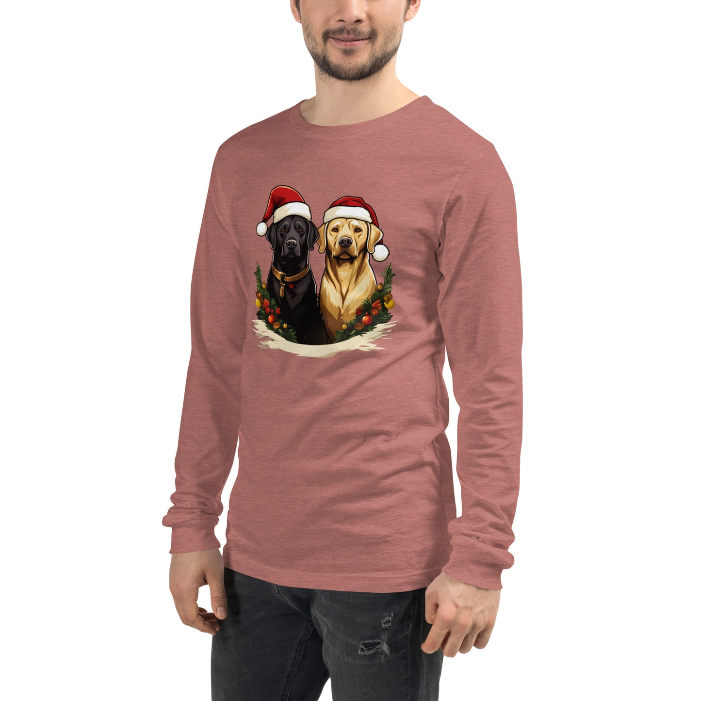 Christmas Lab Long Sleeve Tee