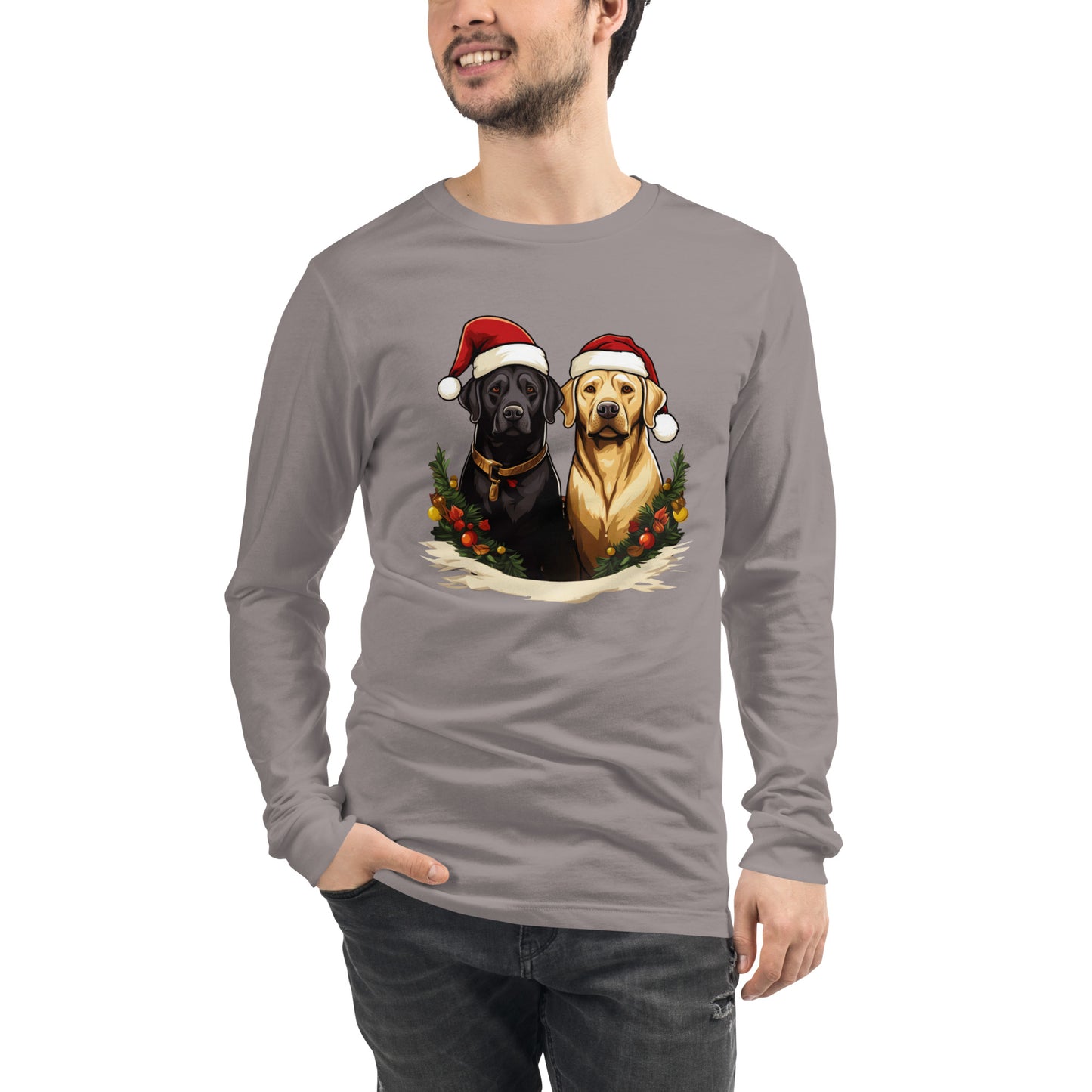 Christmas Lab Long Sleeve Tee