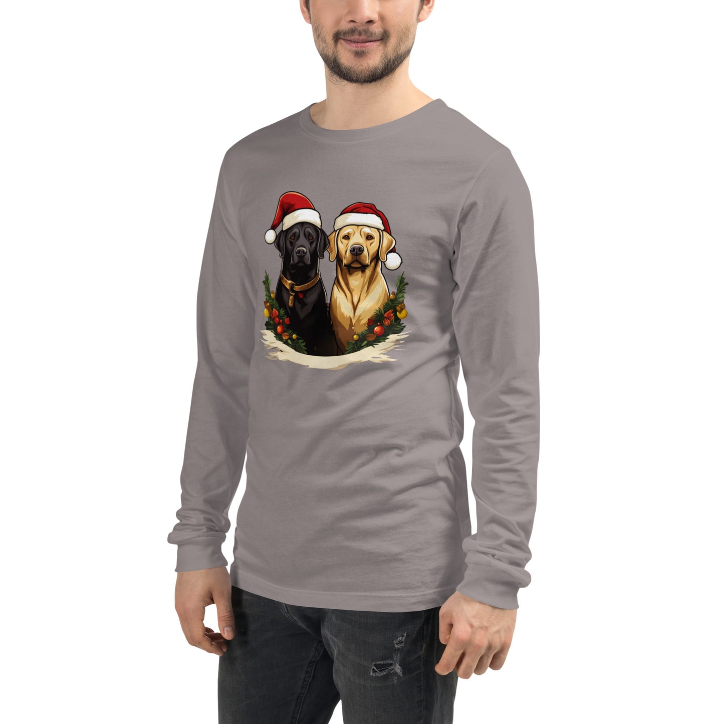 Christmas Lab Long Sleeve Tee