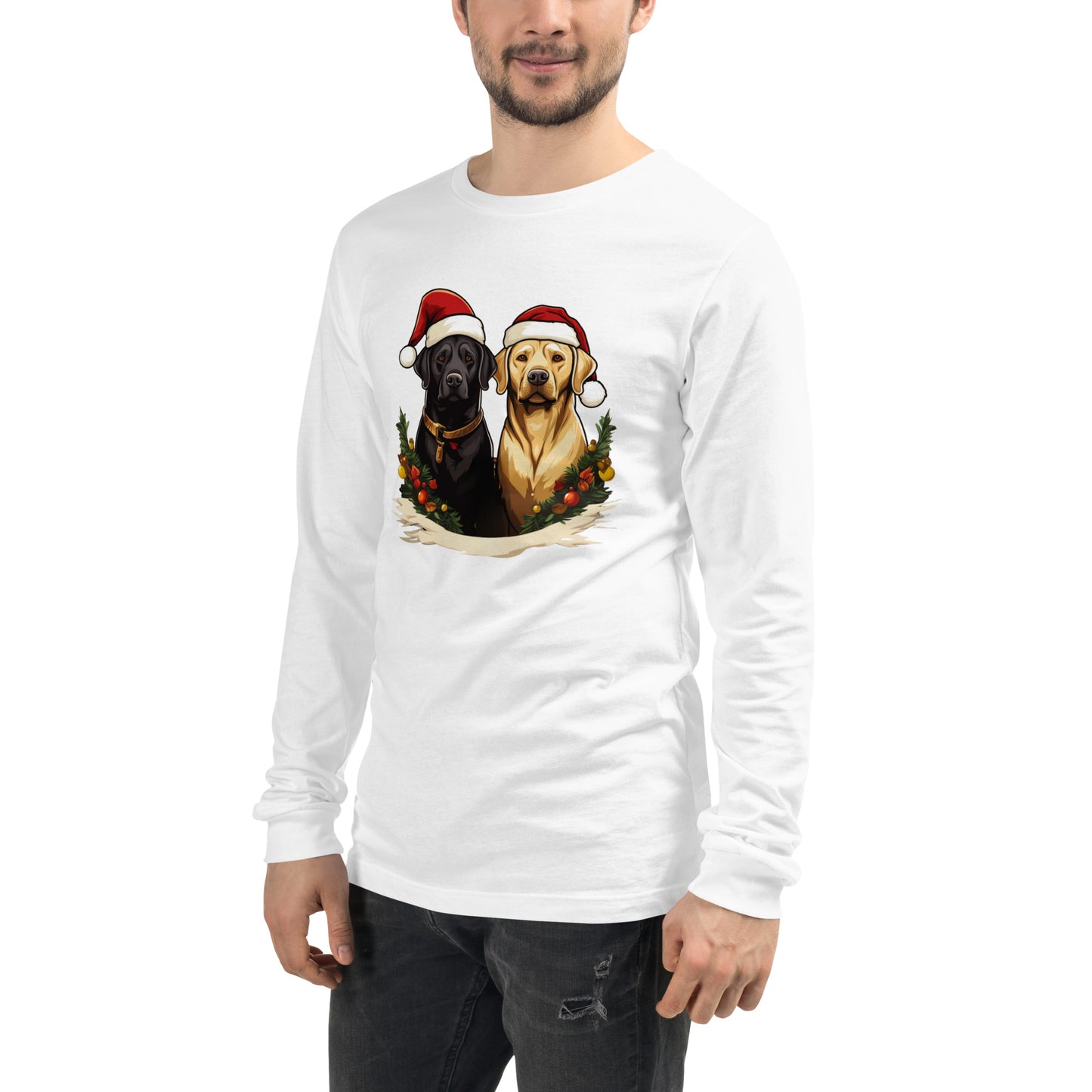 Christmas Lab Long Sleeve Tee